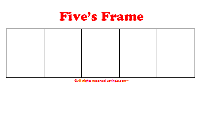 Christmas Five Frame Game: Printable Game and Learning Video